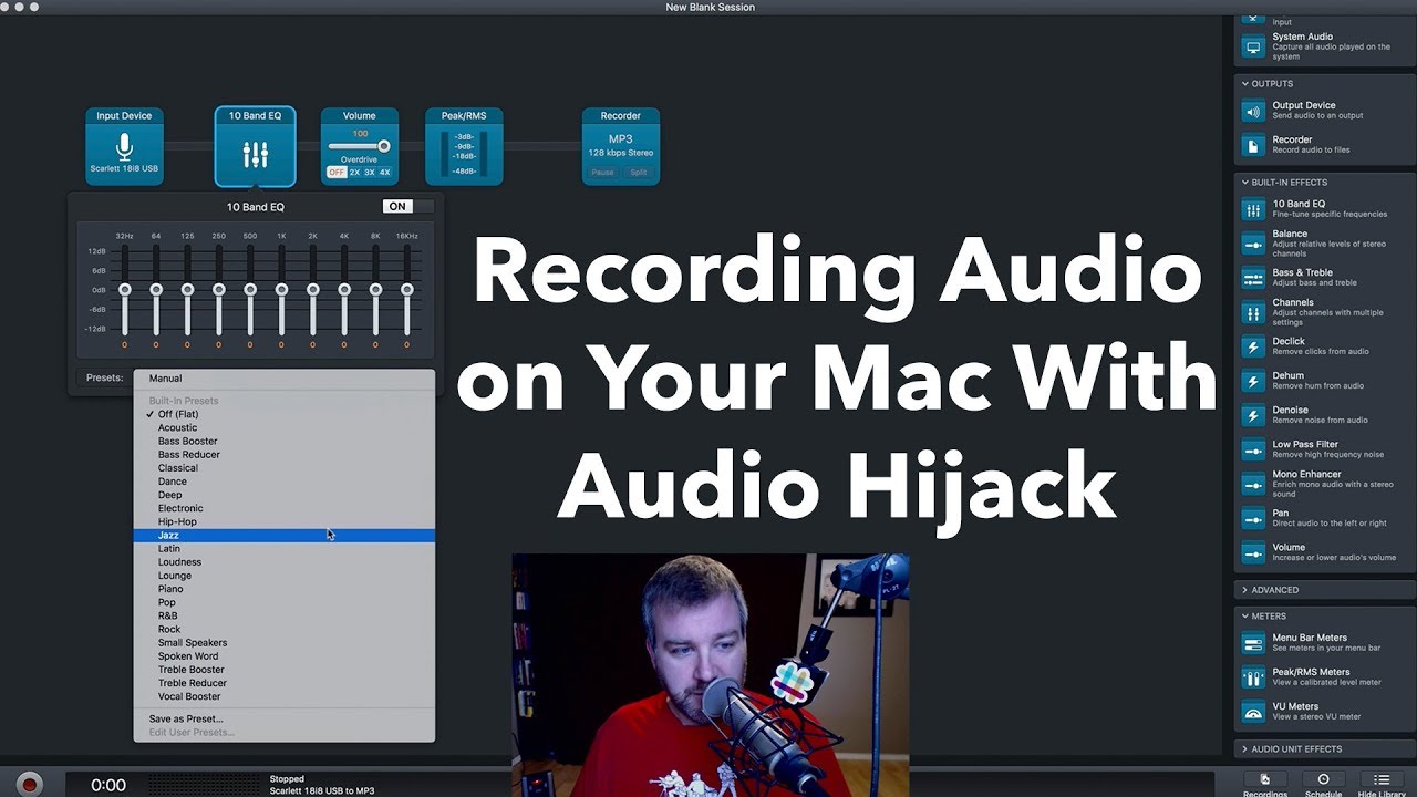 audio hijack external microphone